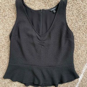 Express Black Sleeveless Blouse Size Large